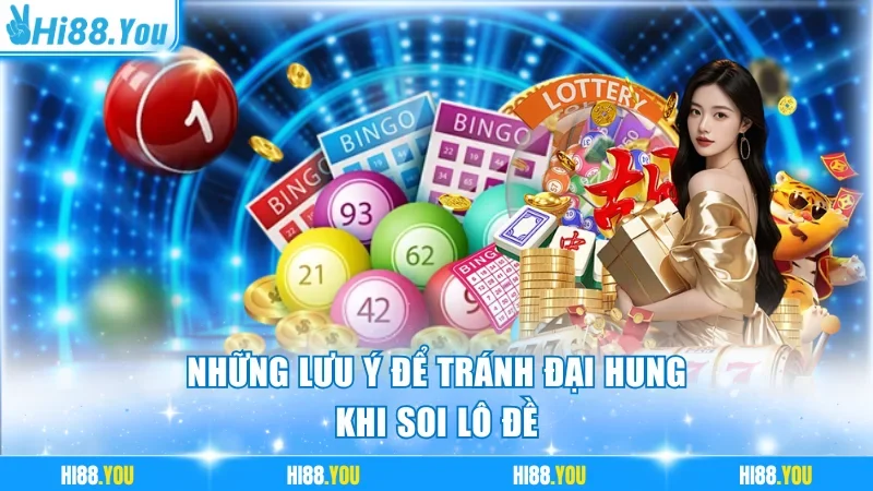 Những lưu ý để tránh đại hung khi soi lô đề