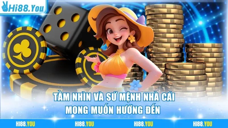 Tầm nhìn và sứ mệnh nhà cái mong muốn hướng đến 