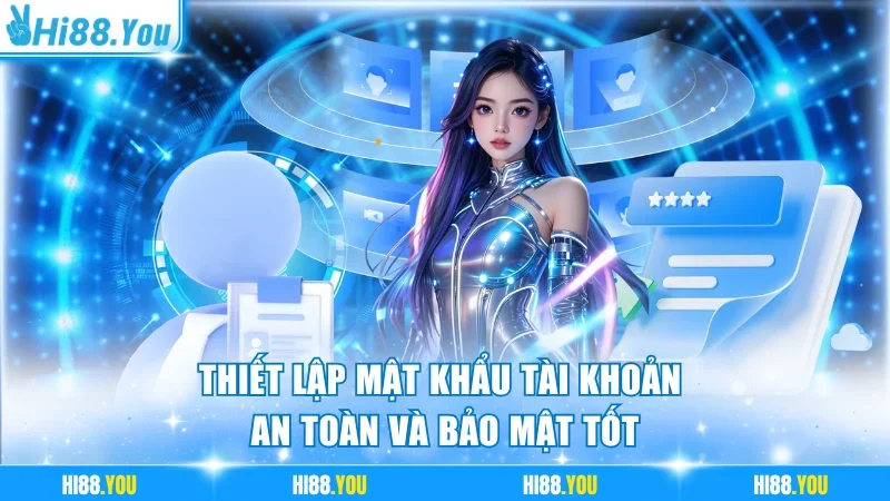 Thiết lập mật khẩu tài khoản an toàn và bảo mật tốt